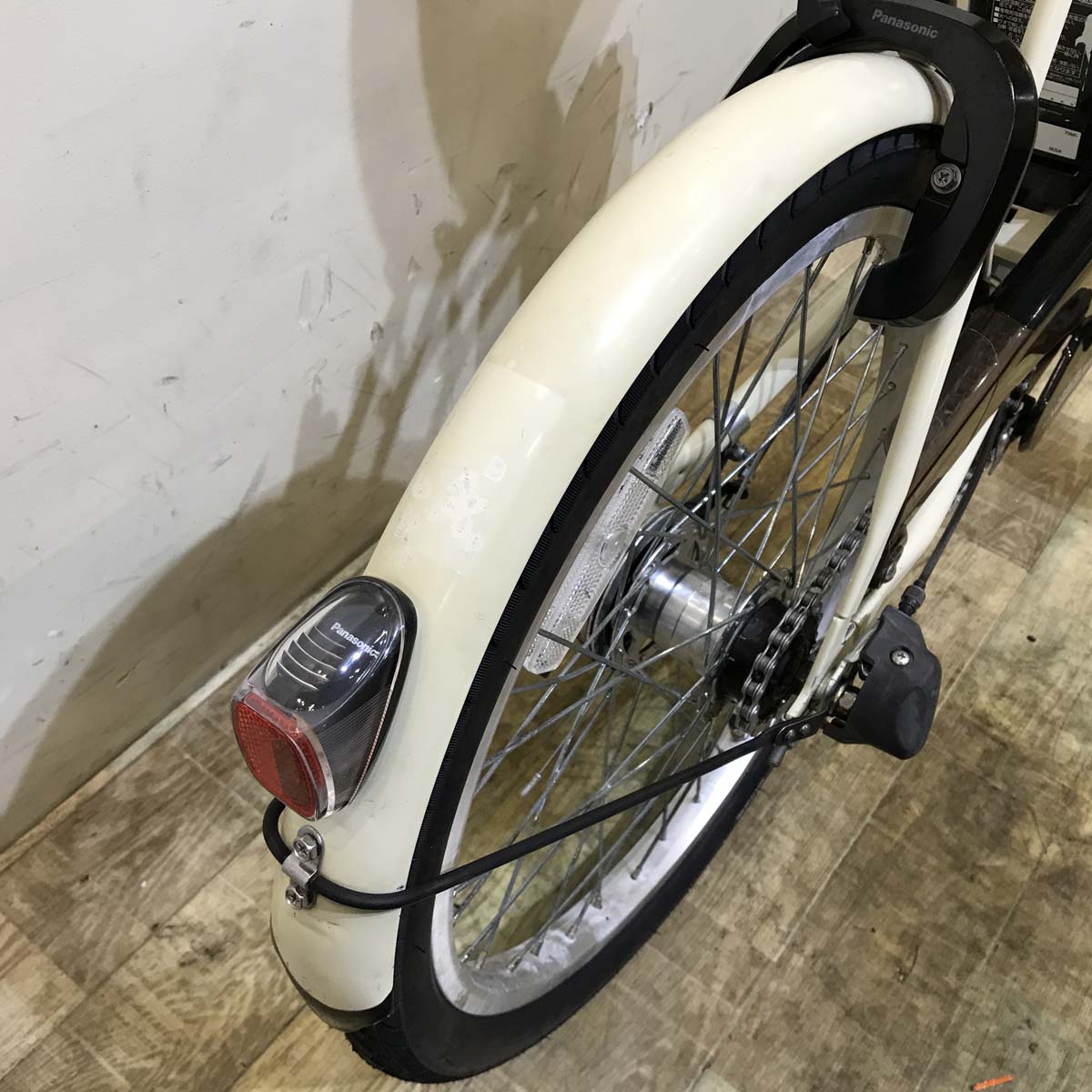 中古電動自転車 パナソニック シュガードロップ ベージュ 20インチ KG013