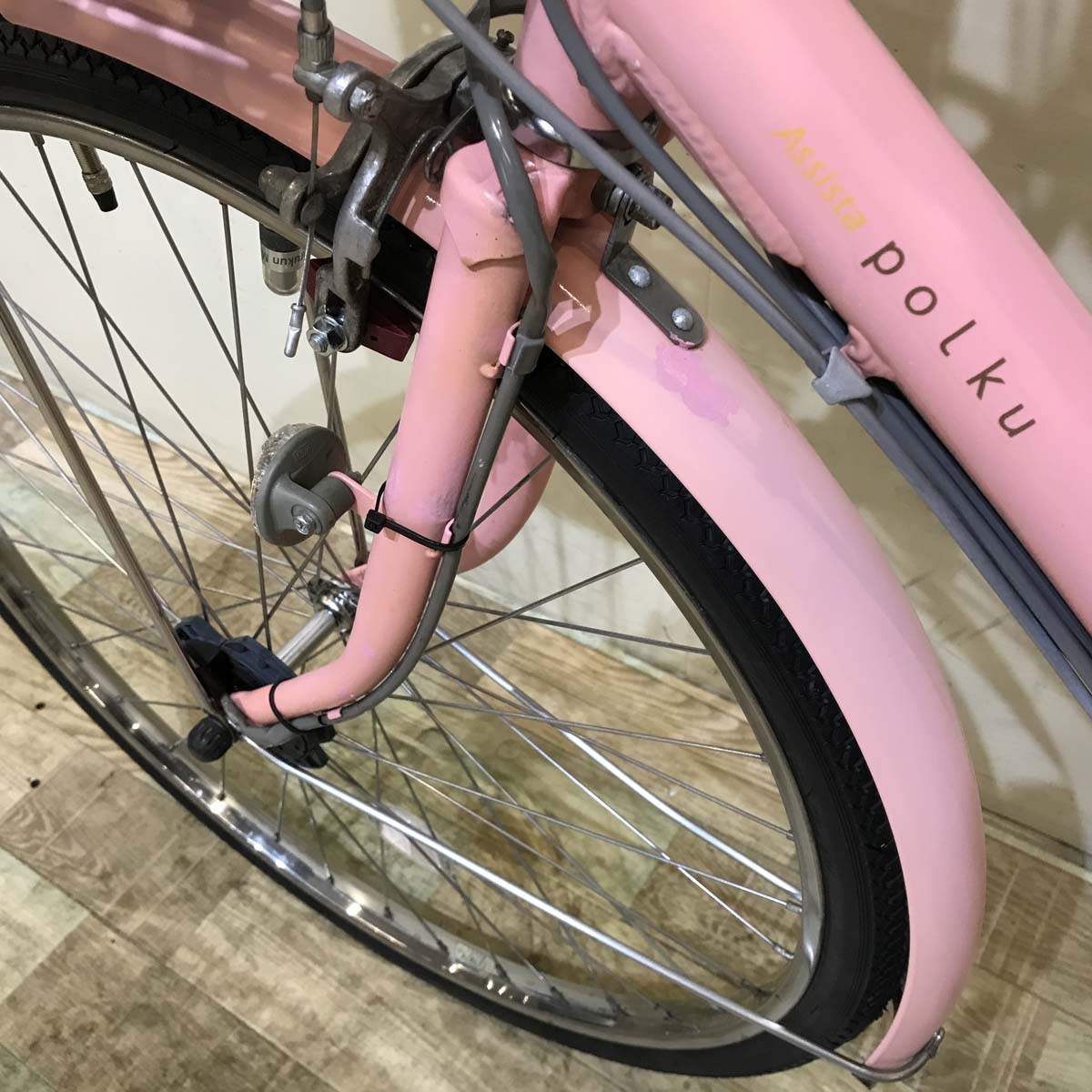 ブリヂストン アシスタ ポルク ピンク 26インチ KW074 【中古車