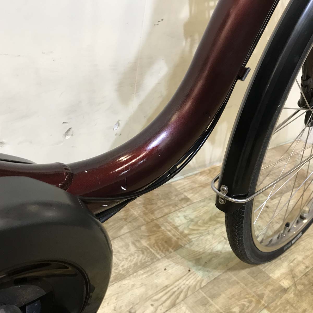 中古電動自転車 ブリヂストン アシスタ ロイヤル ブラウン 26インチ KG014