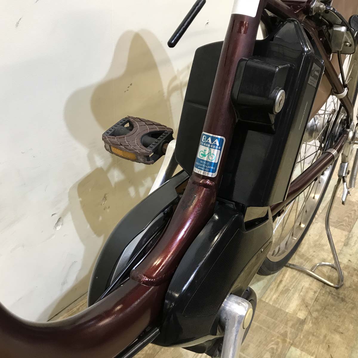 中古電動自転車 ブリヂストン アシスタ ロイヤル ブラウン 26インチ KG014
