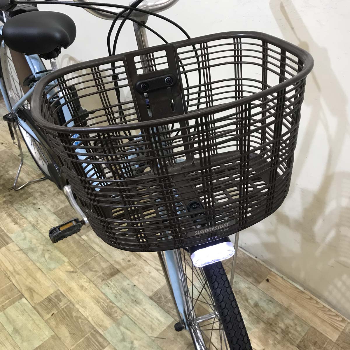 中古電動自転車 ブリヂストン アシスタ ベーシック ブルー 26インチ KB003