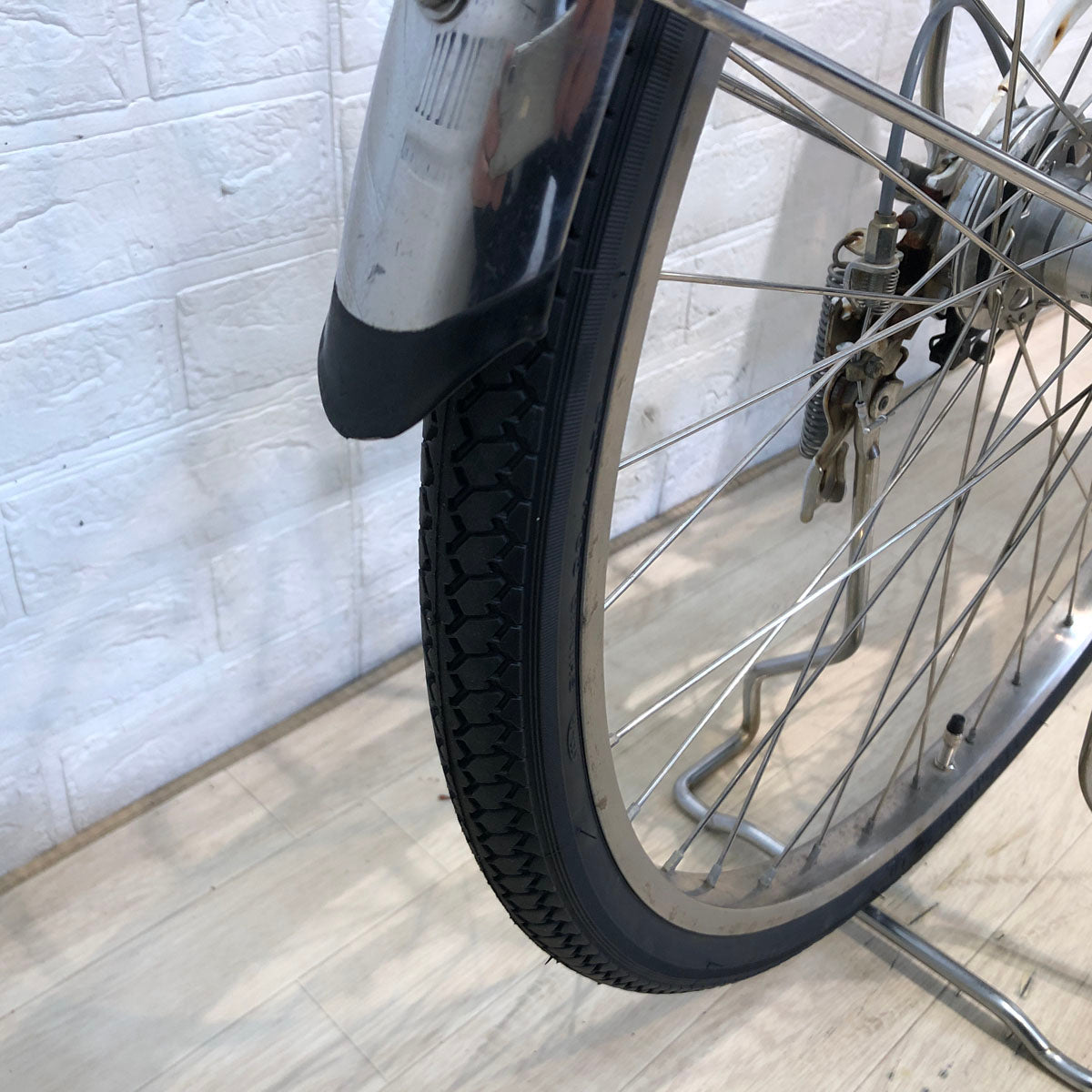 中古電動自転車 パナソニック ビビ DX ホワイト 26インチ YC020