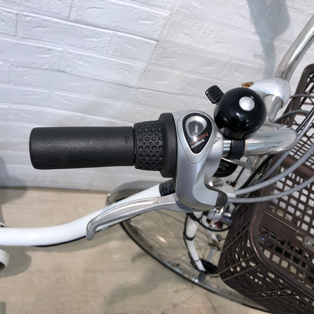 中古電動自転車 パナソニック ビビ DX ホワイト 26インチ YC020