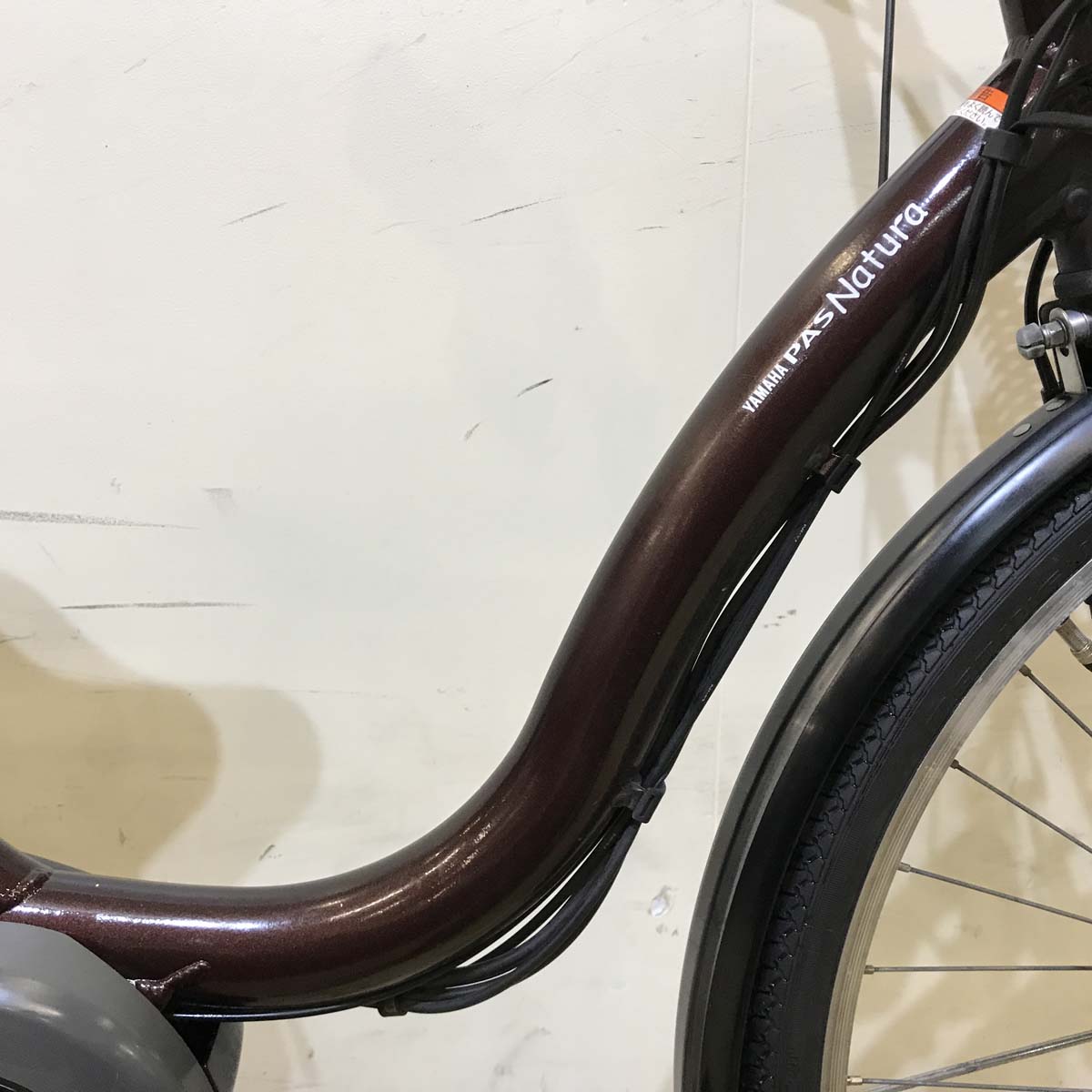 中古電動自転車 ヤマハ PAS ナチュラM ブラウン 26インチ KG016