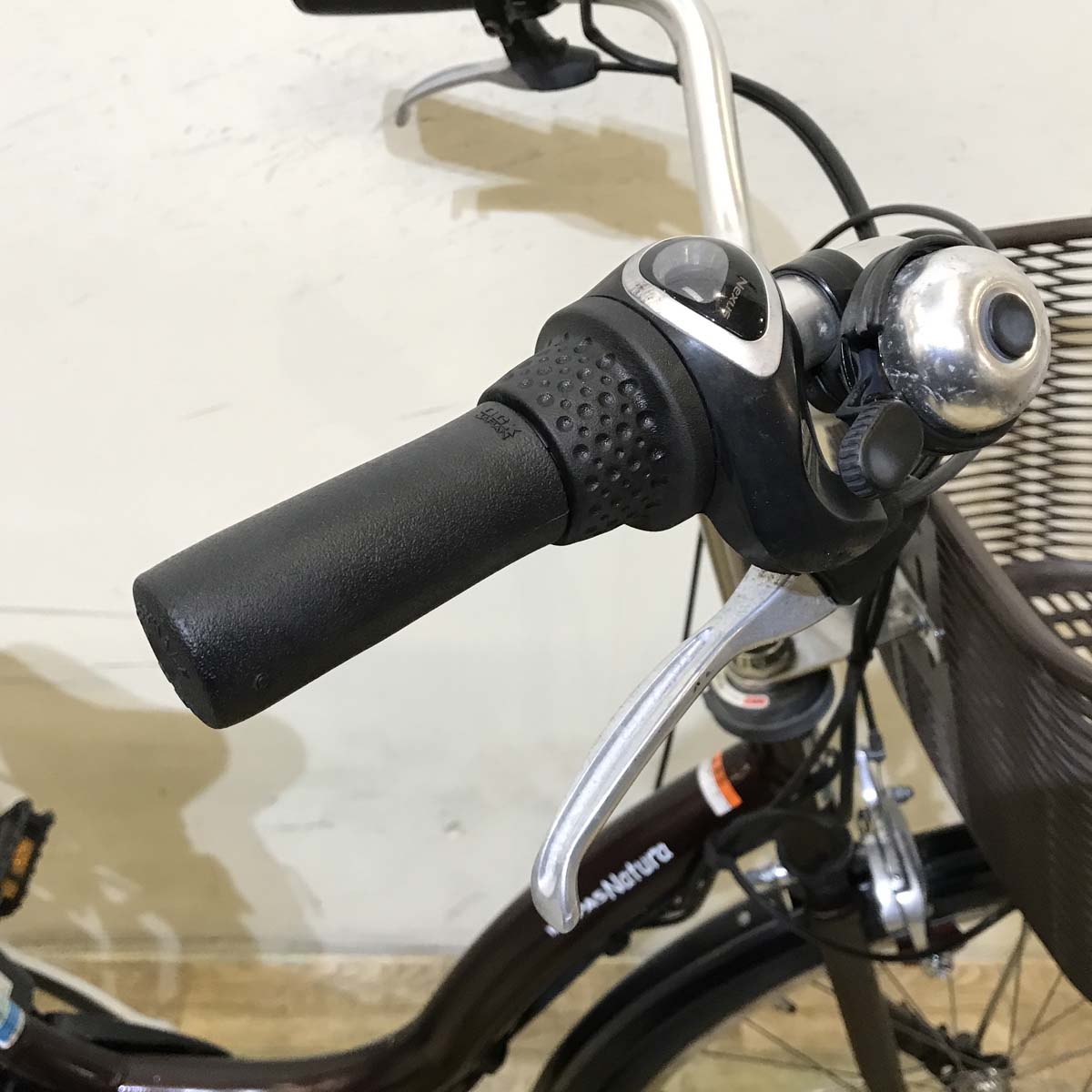 中古電動自転車 ヤマハ PAS ナチュラM ブラウン 26インチ KG016