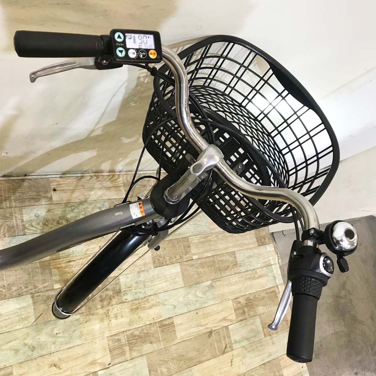 中古電動自転車  ヤマハ PAS With SP パス ウィズ SP シルバー 26インチ KB004