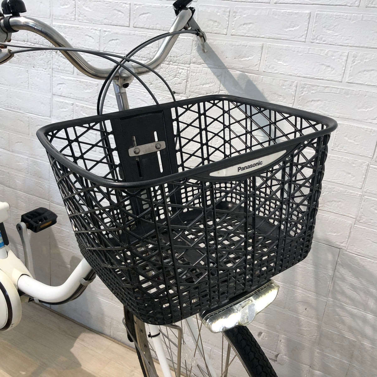 中古電動自転車 パナソニック ビビ DX ホワイト 26インチ YC021