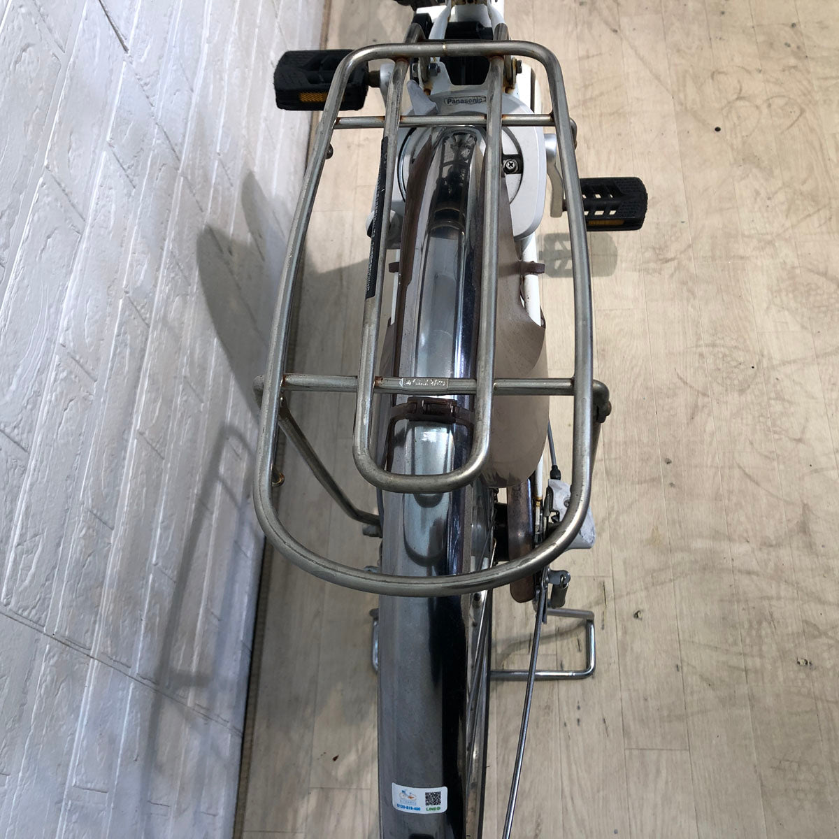 中古電動自転車 パナソニック ビビ DX ホワイト 26インチ YC021