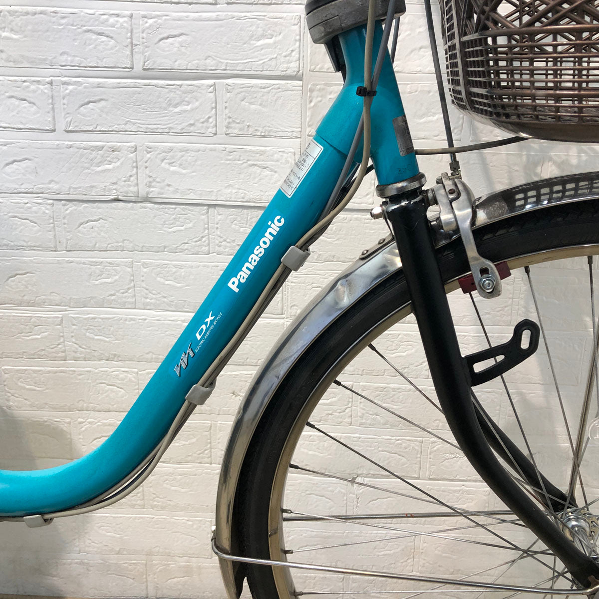 中古電動自転車 パナソニック ビビ DX ブルー 26インチ YC022