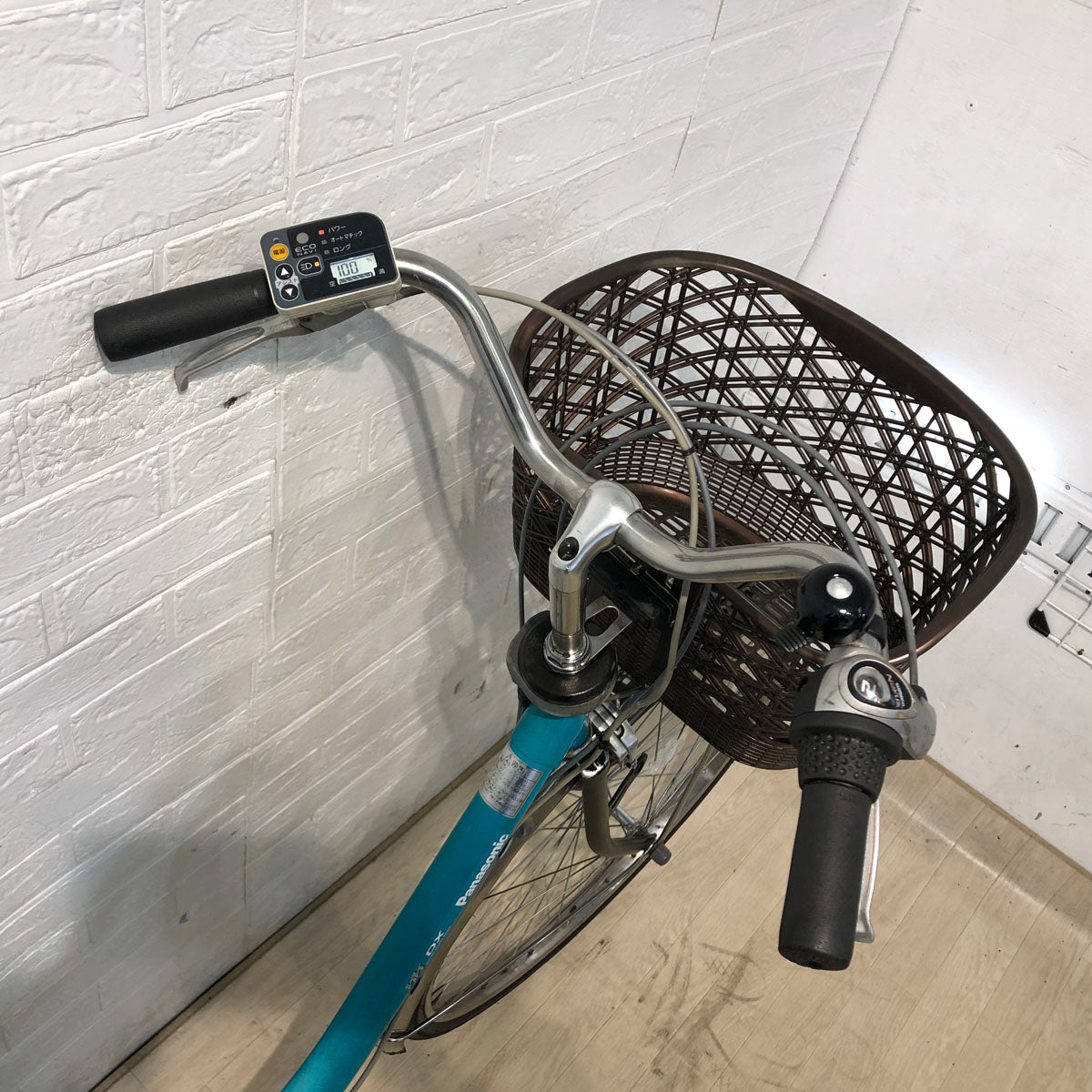 中古電動自転車 パナソニック ビビ DX ブルー 26インチ YC022