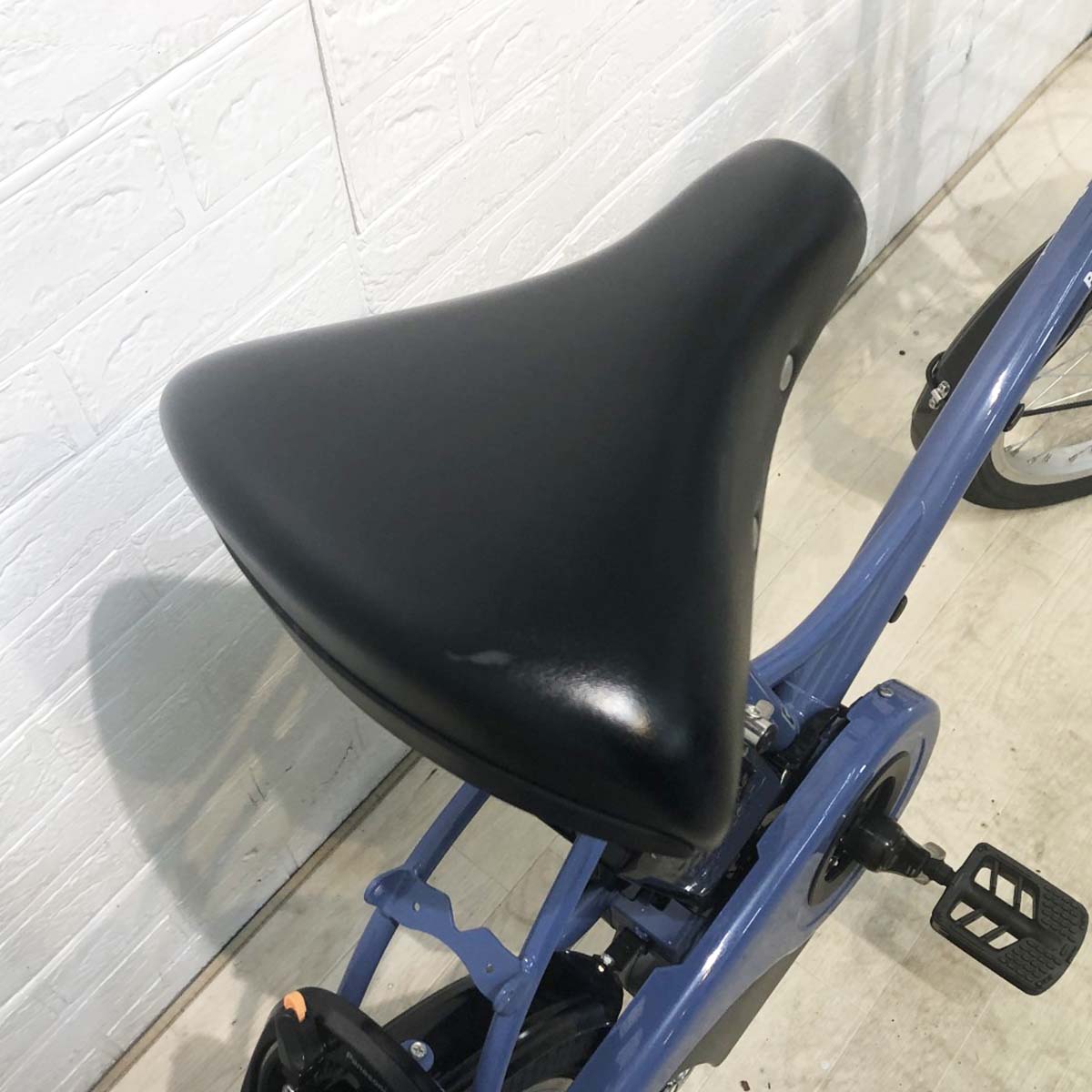 中古電動自転車 パナソニック グリッター ブルー 20インチ YH038