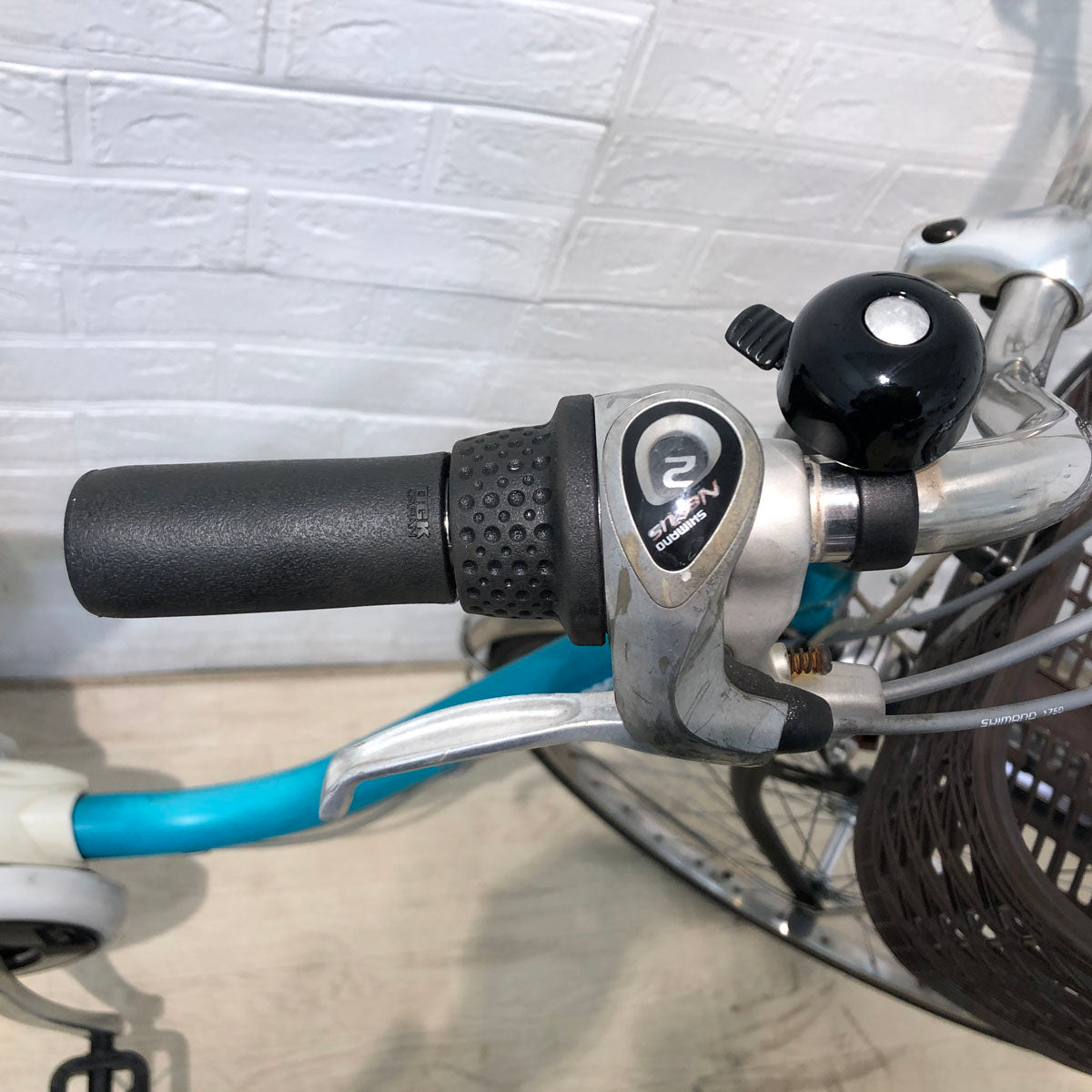 中古電動自転車 パナソニック ビビ DX ブルー 26インチ YC022
