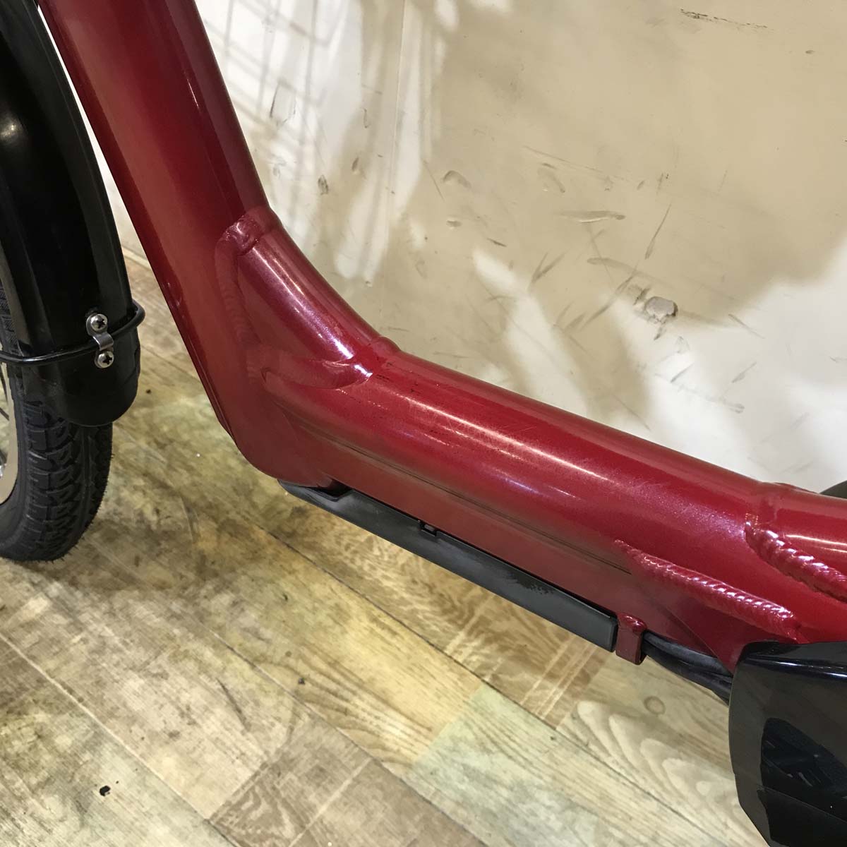 中古電動自転車 パナソニック ギュット アニーズ レッド 20インチ KG017