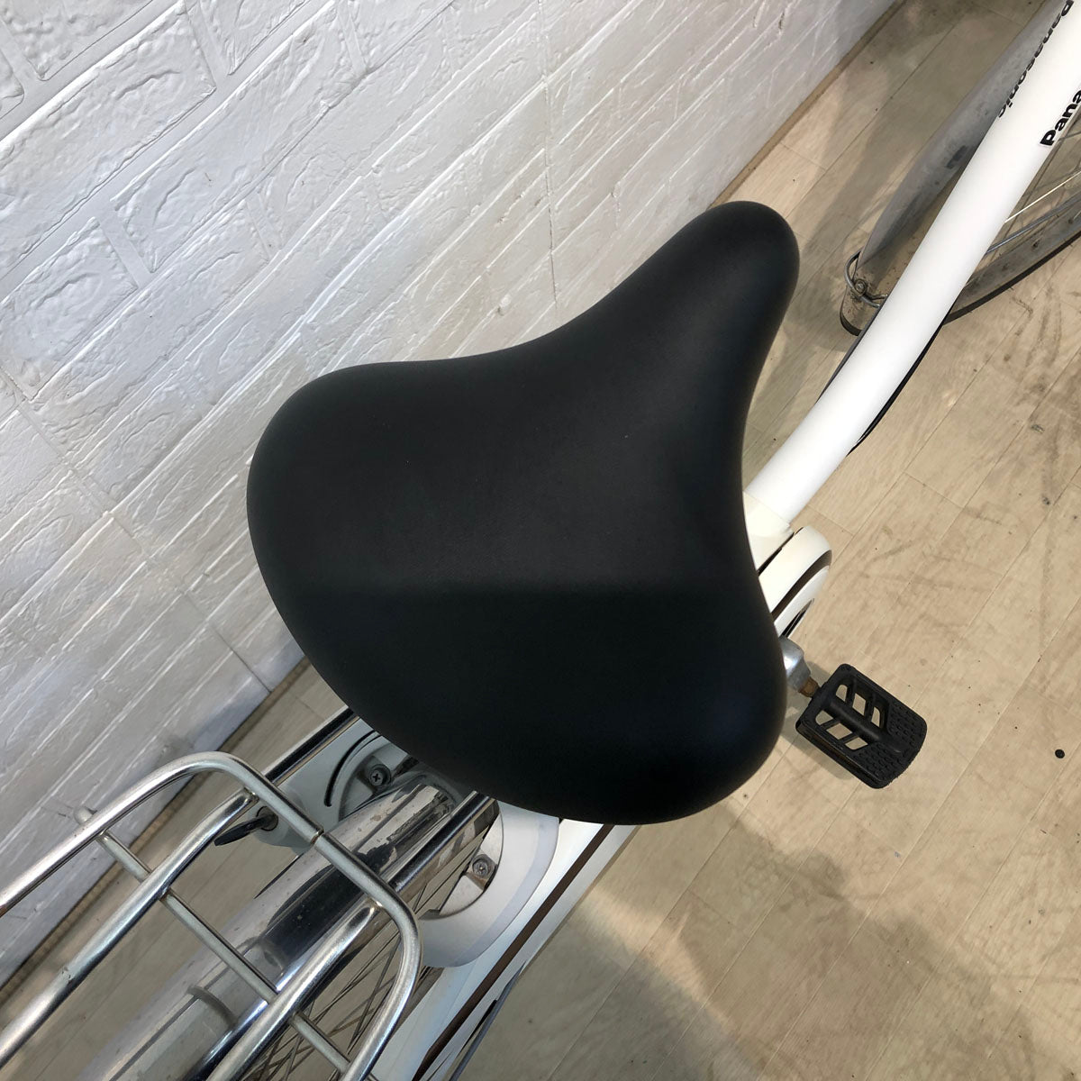 中古電動自転車 パナソニック ビビ DX ホワイト 26インチ YC020