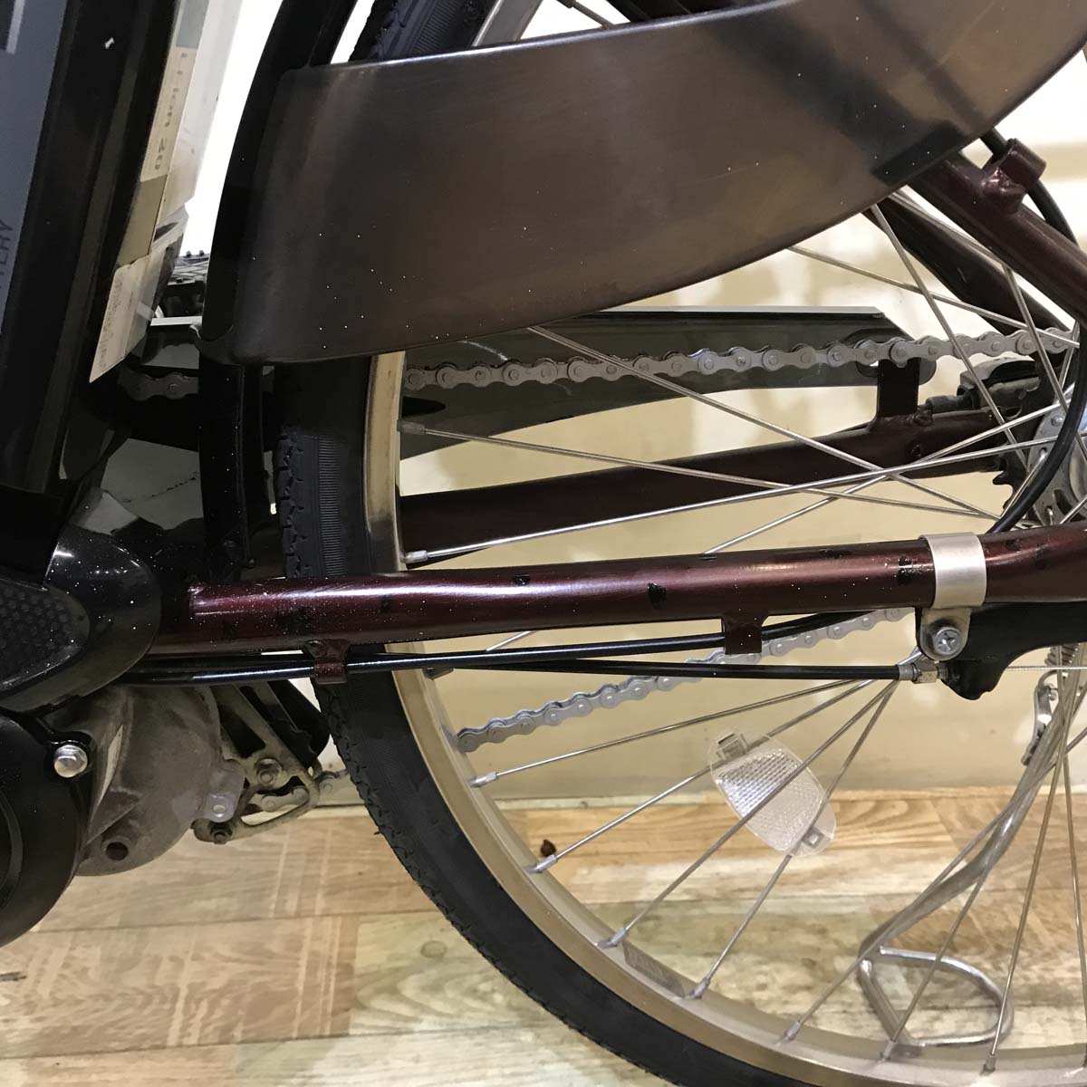 中古電動自転車  ヤマハ PAS ナチュラ L DX ブラウン 26インチ KB005