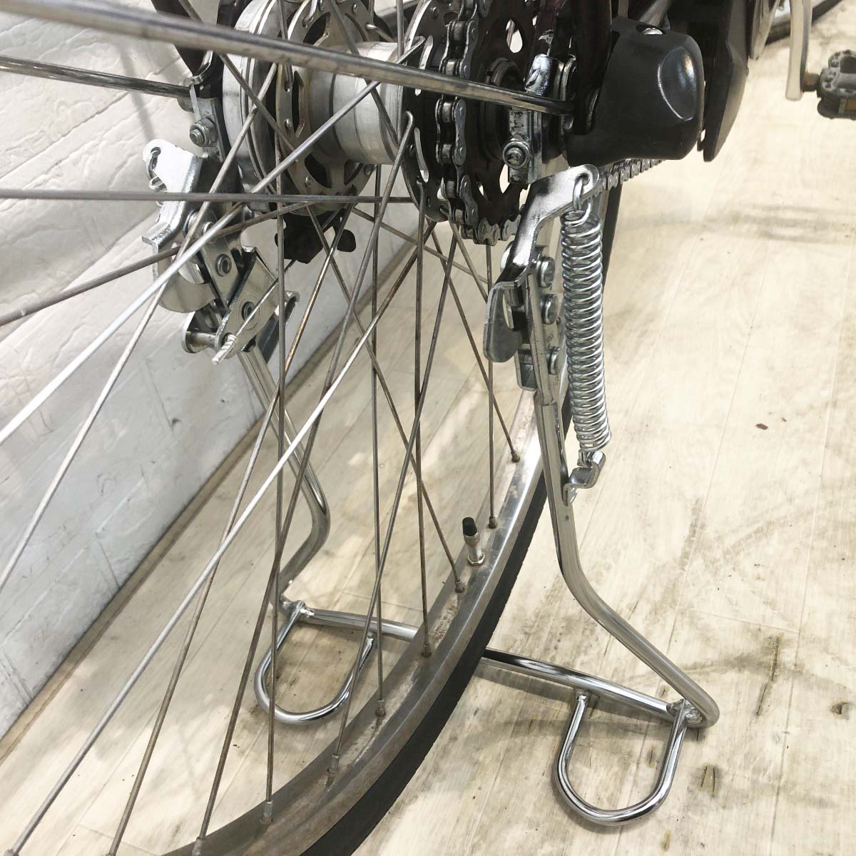 中古電動自転車 ブリヂストン アシスタファインDX ブラウン 26インチ YH039