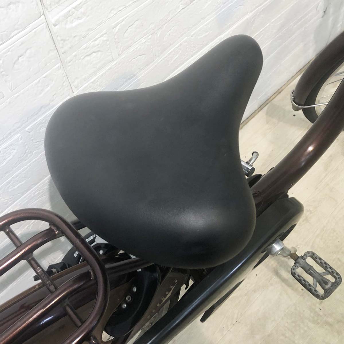 中古電動自転車 ブリヂストン アシスタファインDX ブラウン 26インチ YH039