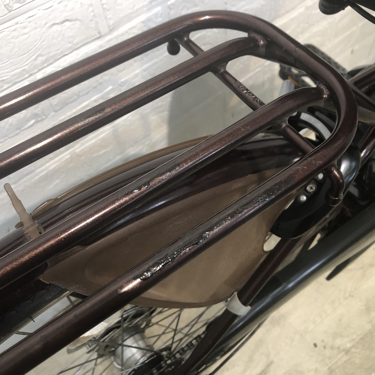 ブリヂストン アシスタファインDX ブラウン 26インチ YH039 【中古車】