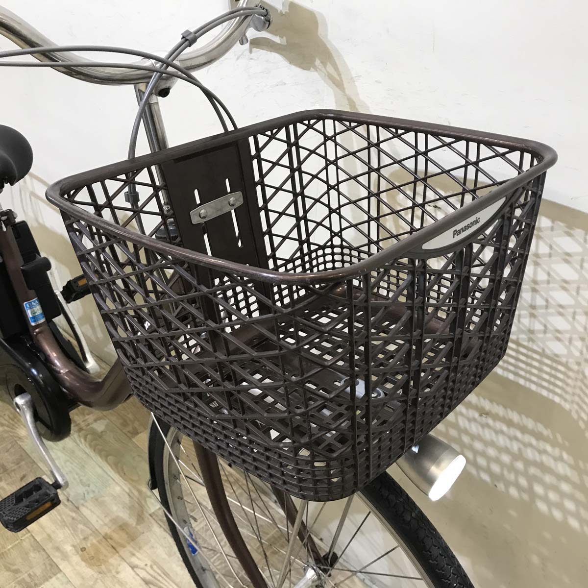 中古電動自転車 パナソニック ビビ LU ブラウン 26インチ KB006