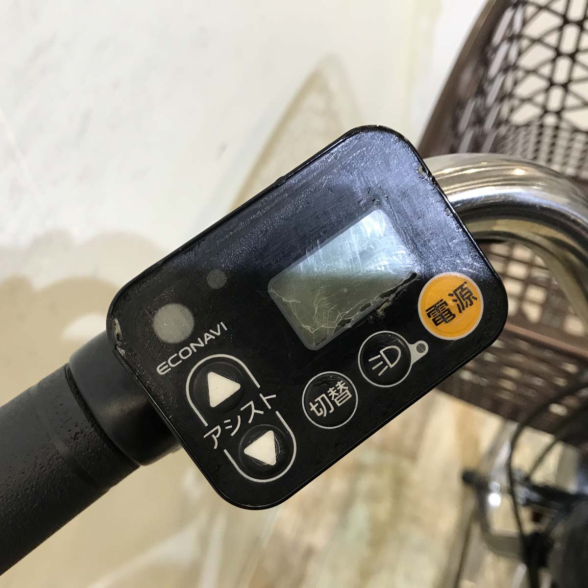 中古電動自転車 パナソニック ビビ DX ネイビー 26インチ KG018