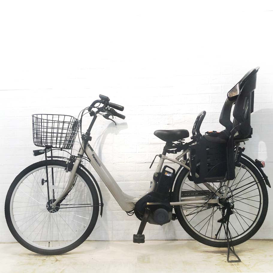 中古電動自転車 パナソニック ギュットアニーズF ベージュ 26インチ YH040