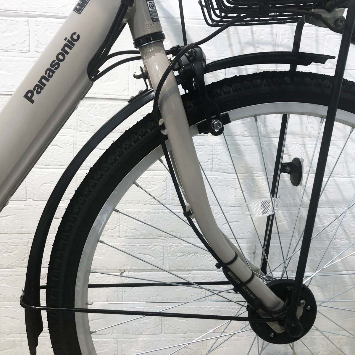 中古電動自転車 パナソニック ギュットアニーズF ベージュ 26インチ YH040