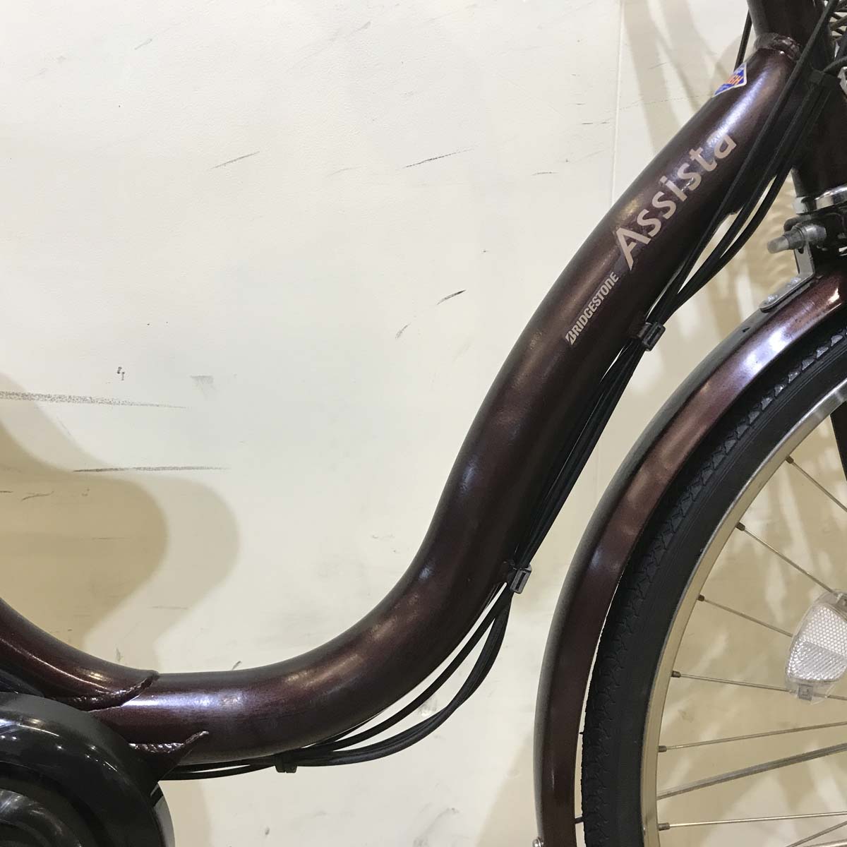 中古電動自転車  ブリヂストン アシスタ ベーシック ブラウン 26インチ KB007