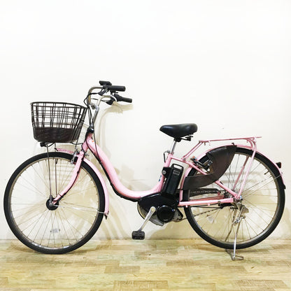 ヤマハ PAS ナチュラ L DX ピンク 26インチ KN055【中古車】