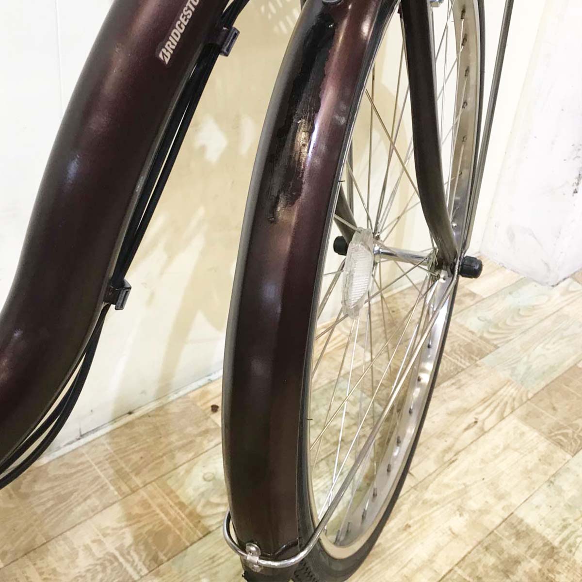 ブリヂストン アシスタ ベーシック ブラウン 26インチ KB007 【中古車】