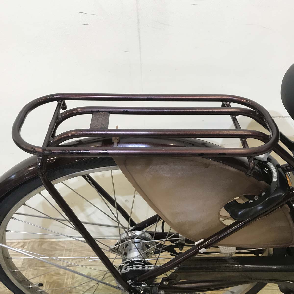 中古電動自転車  ブリヂストン アシスタ ベーシック ブラウン 26インチ KB007