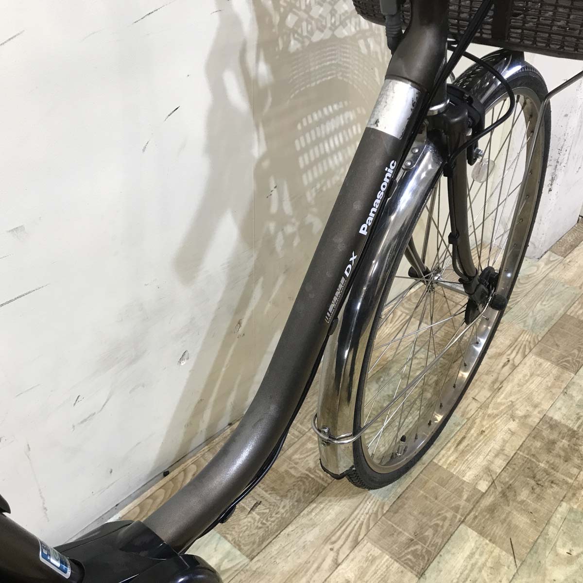 中古電動自転車 パナソニック ビビ DX ブラウン 26インチ KB008 