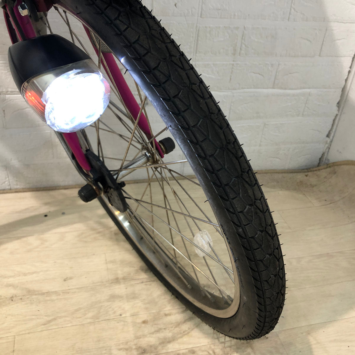 中古電動自転車 パナソニック ギュット ミニ DX ピンク 20インチ YC025