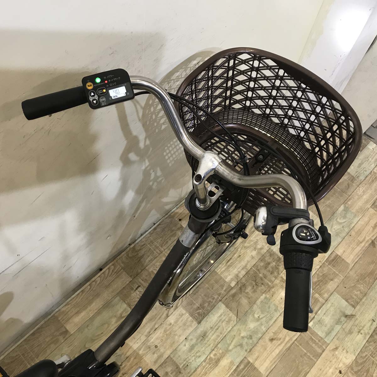 中古電動自転車 パナソニック ビビ DX ブラウン 26インチ KB008 