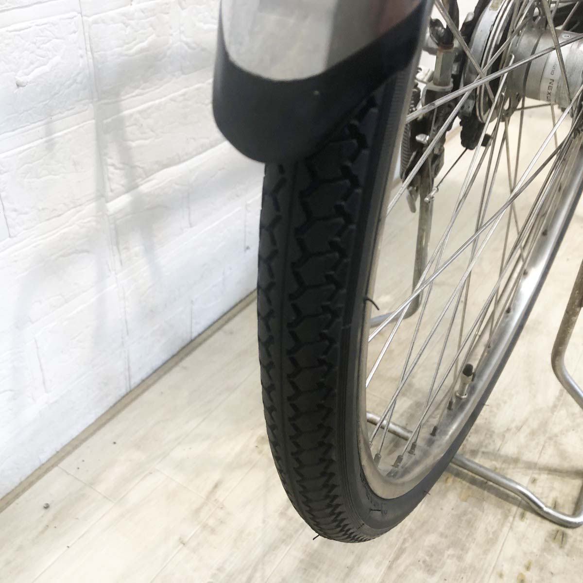 中古電動自転車 パナソニック ビビDX ブラウン 26インチ YH042