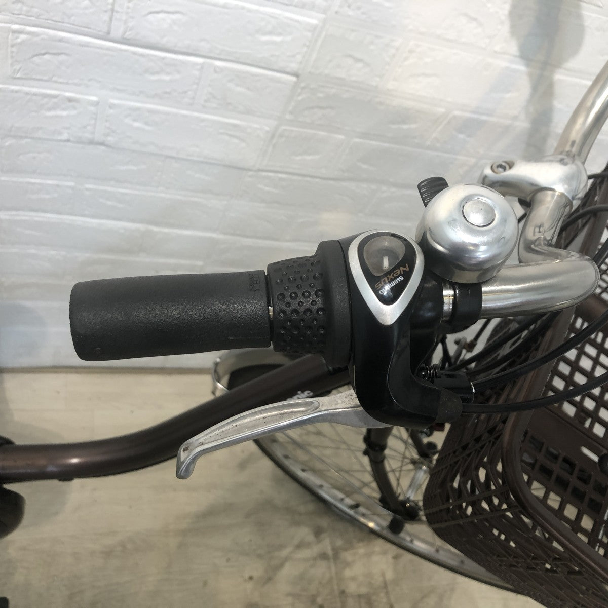 中古電動自転車 パナソニック ビビDX ブラウン 26インチ YH042