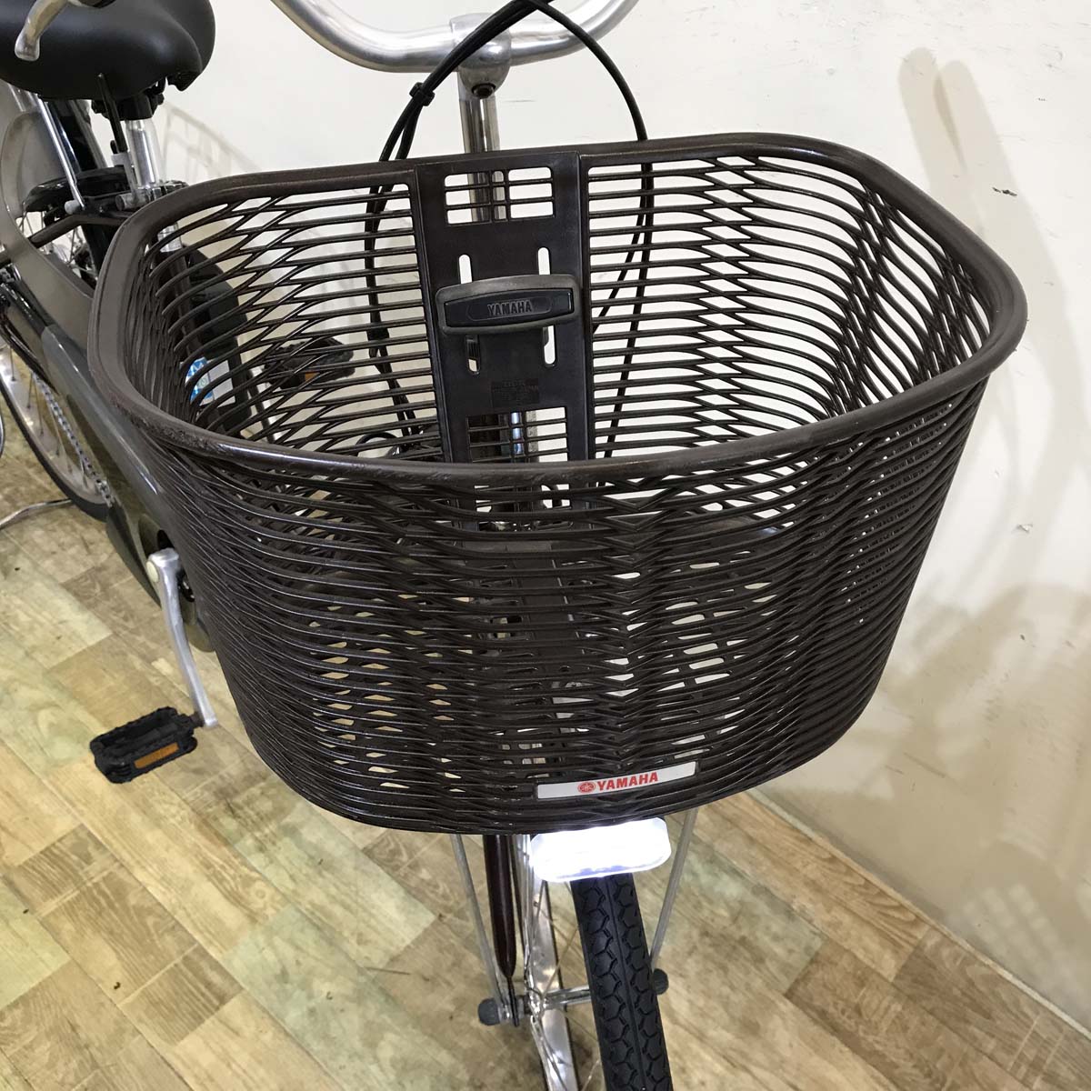 中古電動自転車 ヤマハ パスナチュラM ブラウン 26インチ KG021