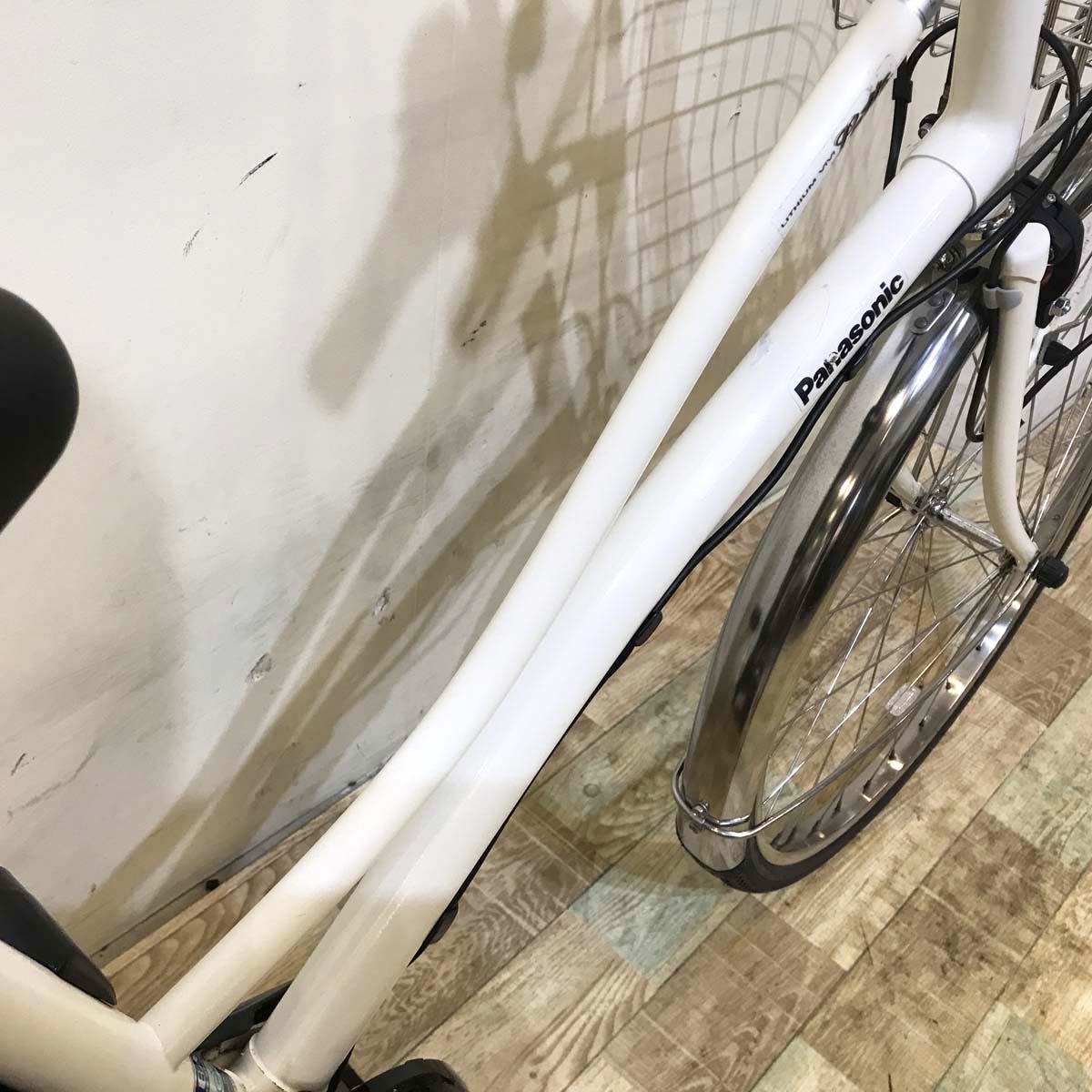 中古電動自転車 パナソニック ビビ ラッテ ホワイト 26インチ KB010