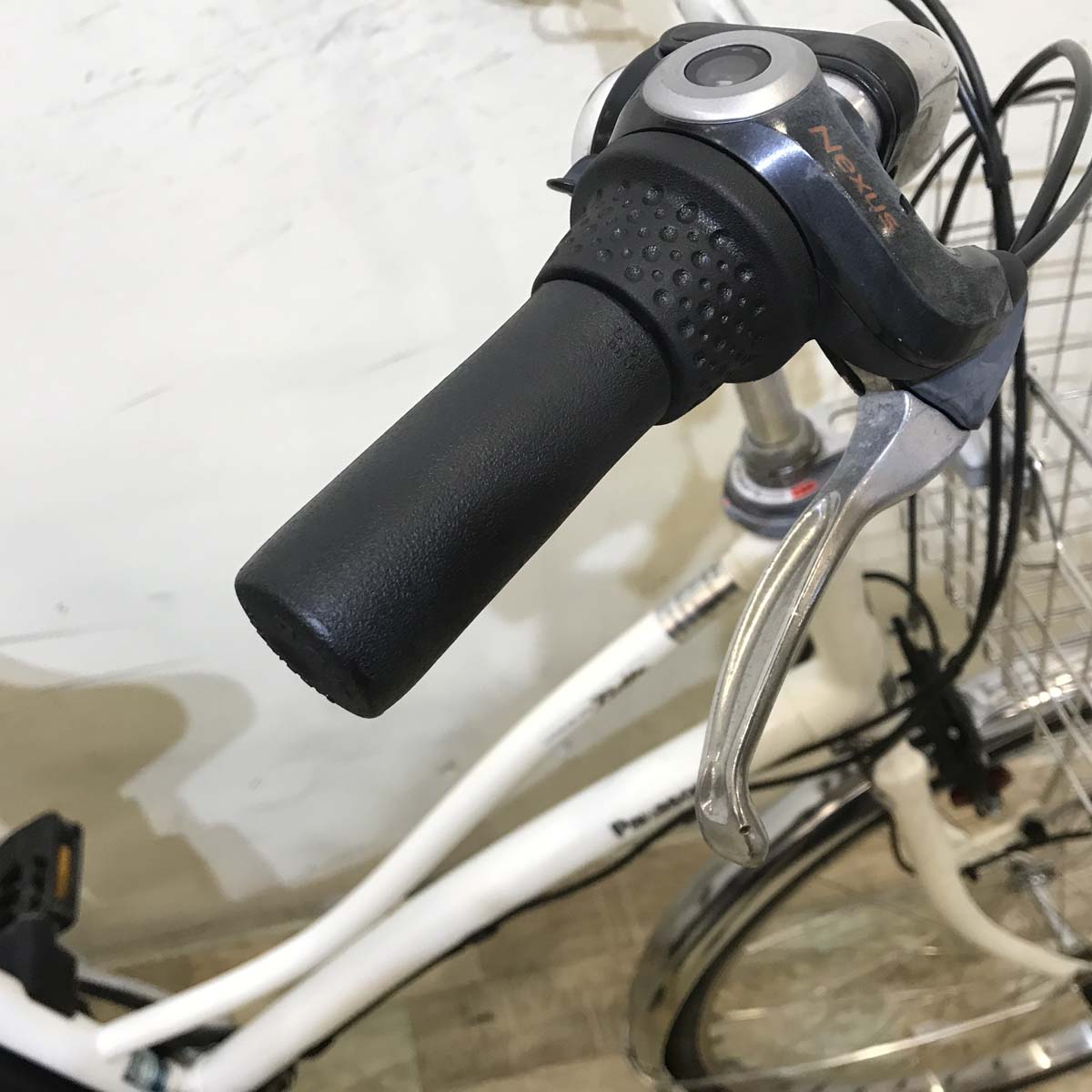 中古電動自転車 パナソニック ビビ ラッテ ホワイト 26インチ KB010