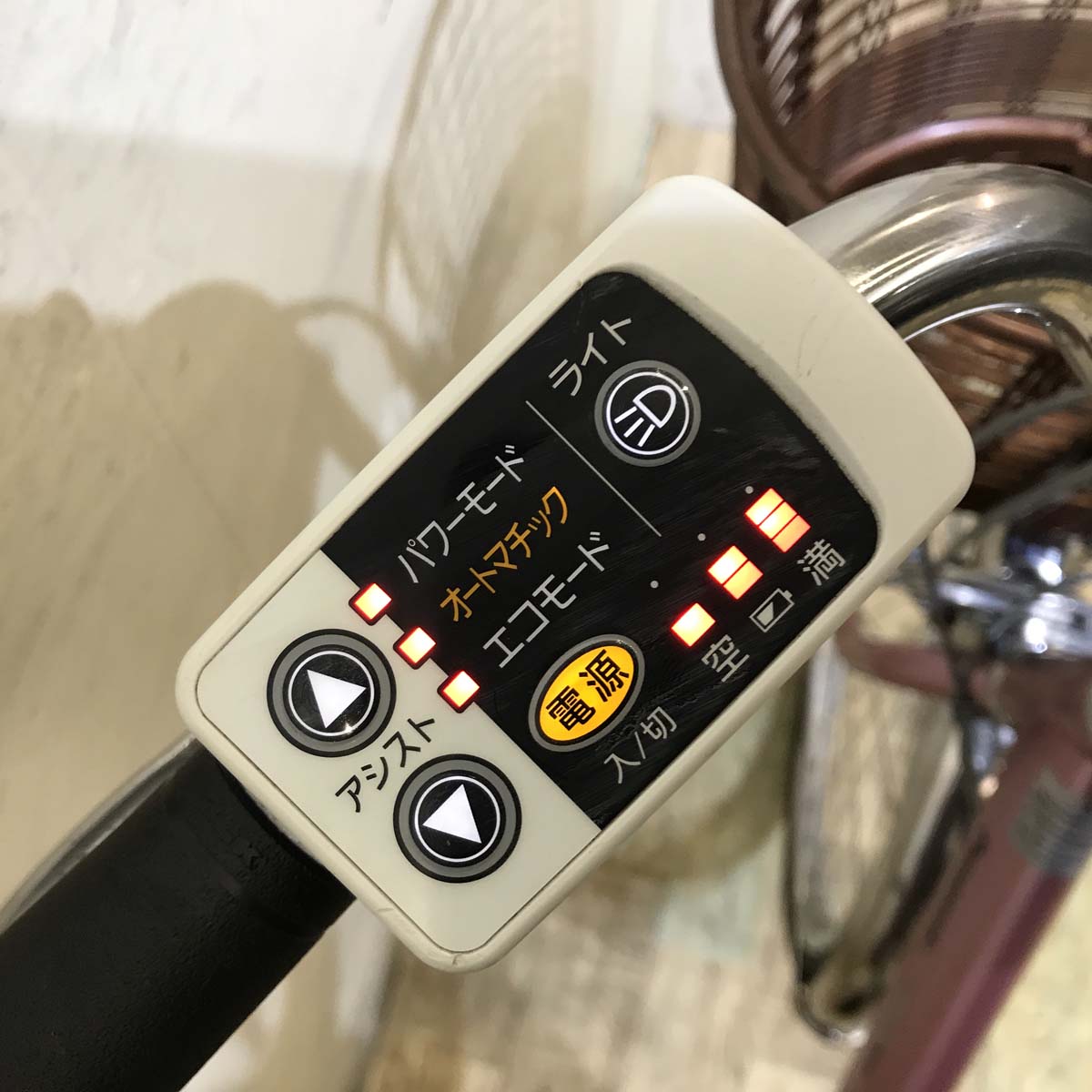 中古電動自転車 パナソニック ビビNX ピンク 24インチ KG022
