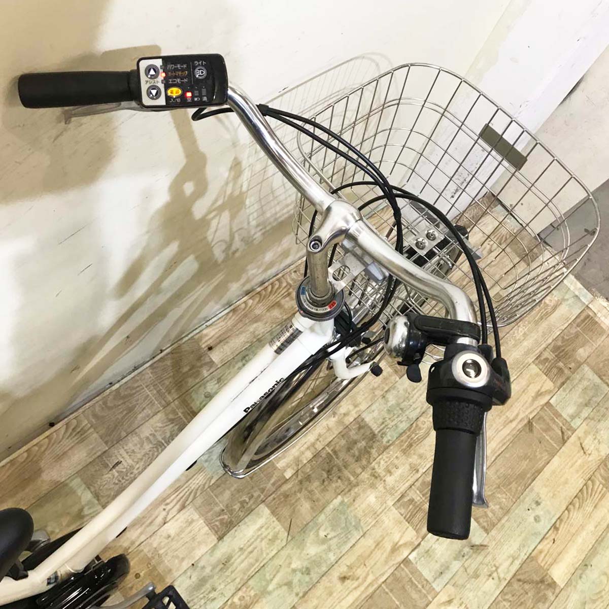 中古電動自転車 パナソニック ビビ ラッテ ホワイト 26インチ KB010