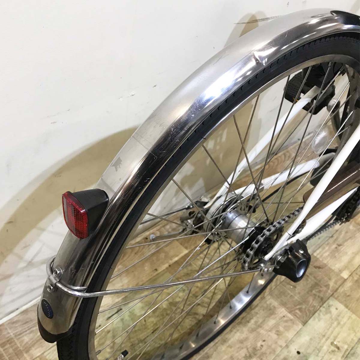 中古電動自転車 パナソニック ビビ ラッテ ホワイト 26インチ KB010