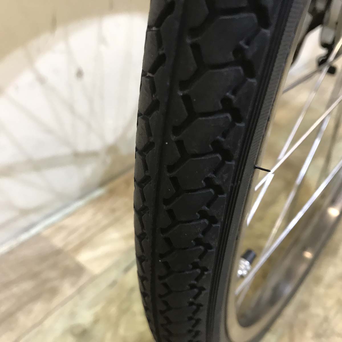 中古電動自転車 パナソニック ビビ ラッテ ホワイト 26インチ KB010