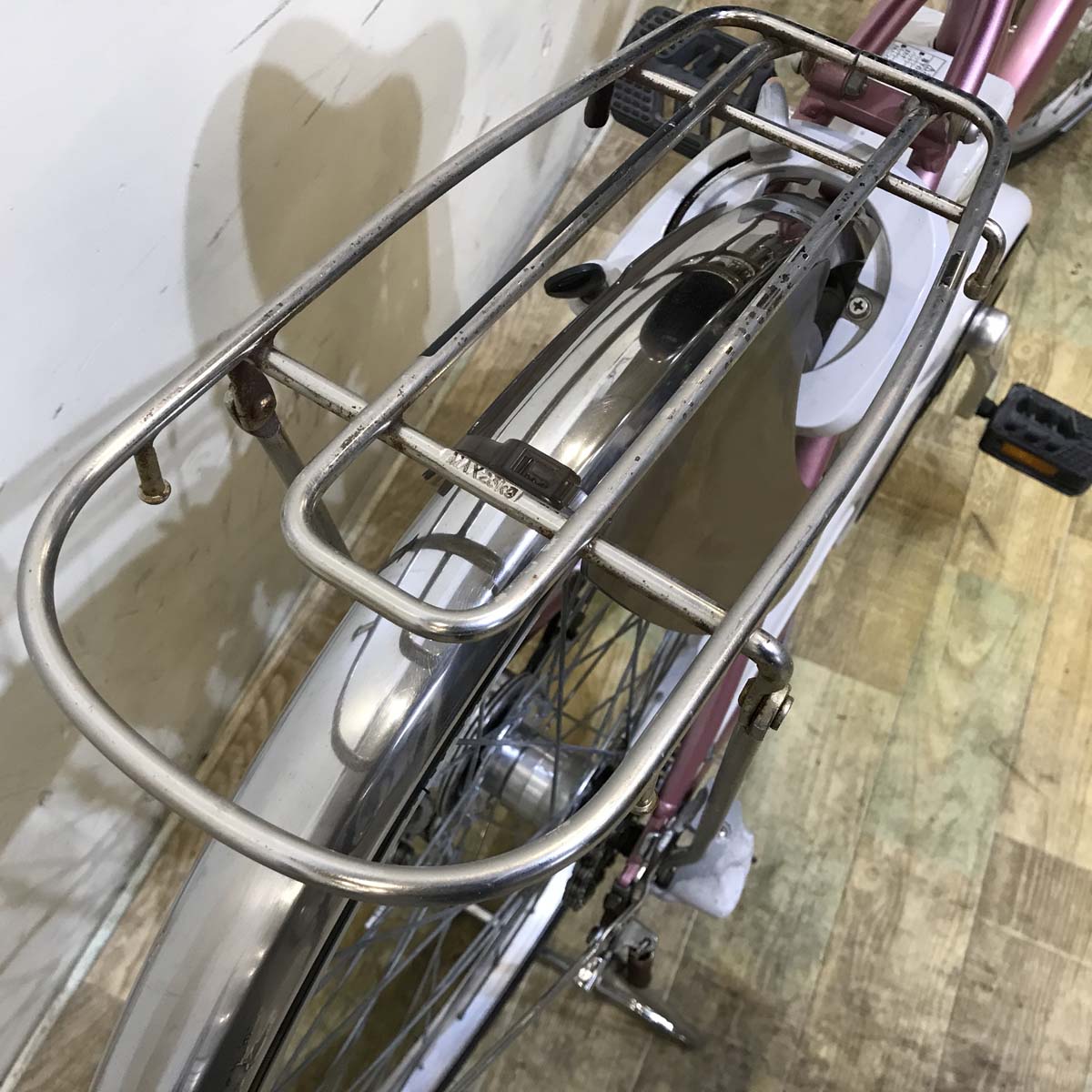 中古電動自転車 パナソニック ビビNX ピンク 24インチ KG022