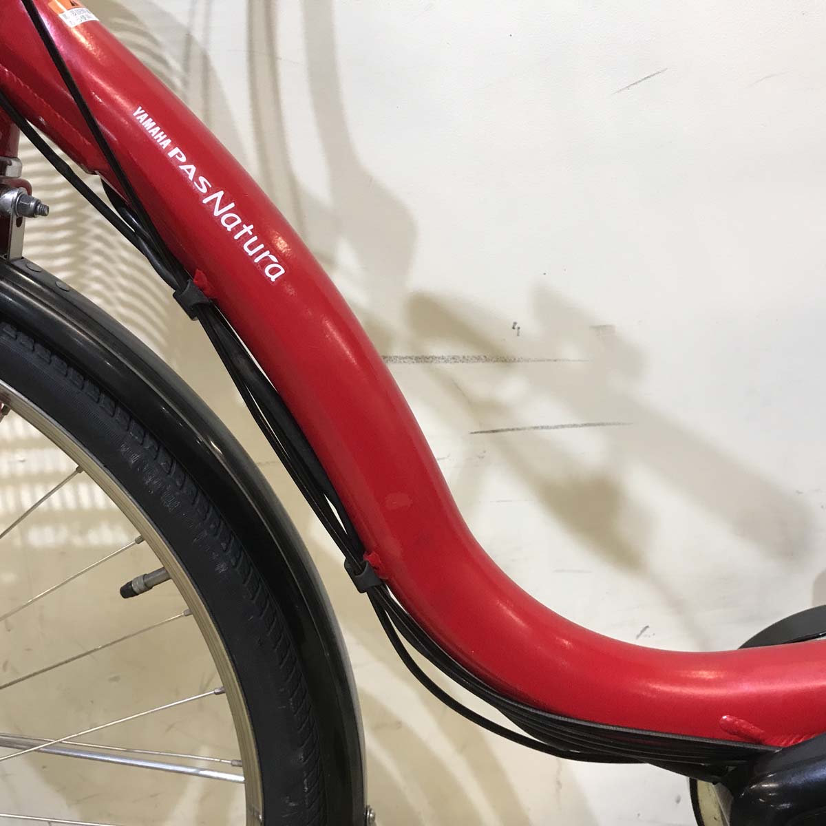 中古電動自転車  ヤマハ PAS ナチュラ XL スーパー レッド 26インチ KB011 