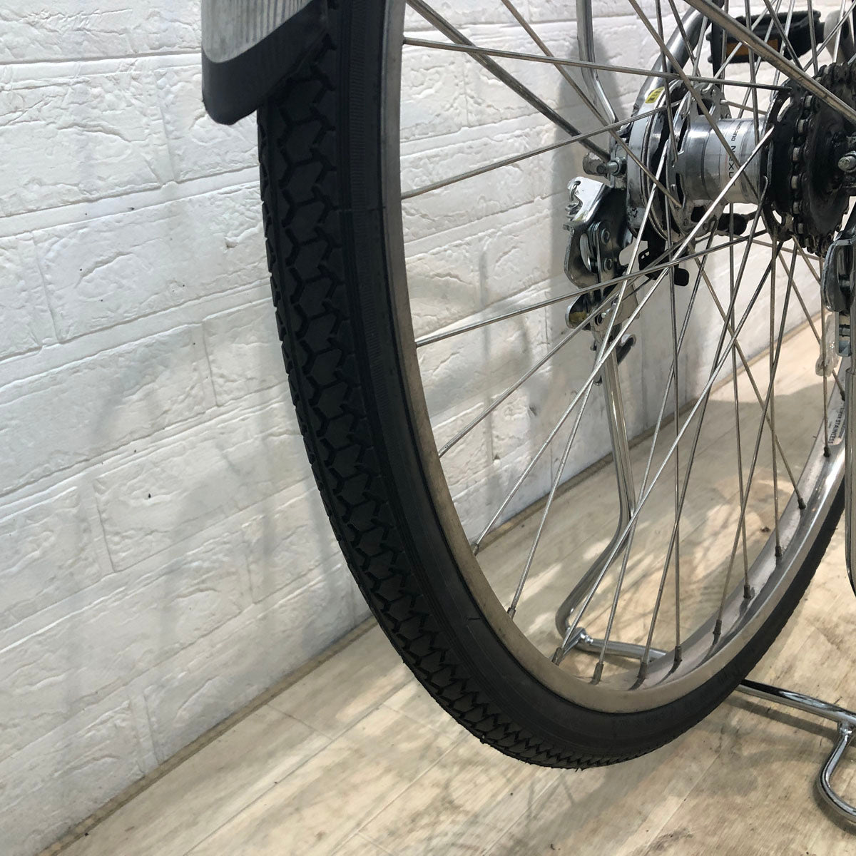 中古電動自転車 ブリヂストン アシスタ U DX シルバー 26インチ YC028