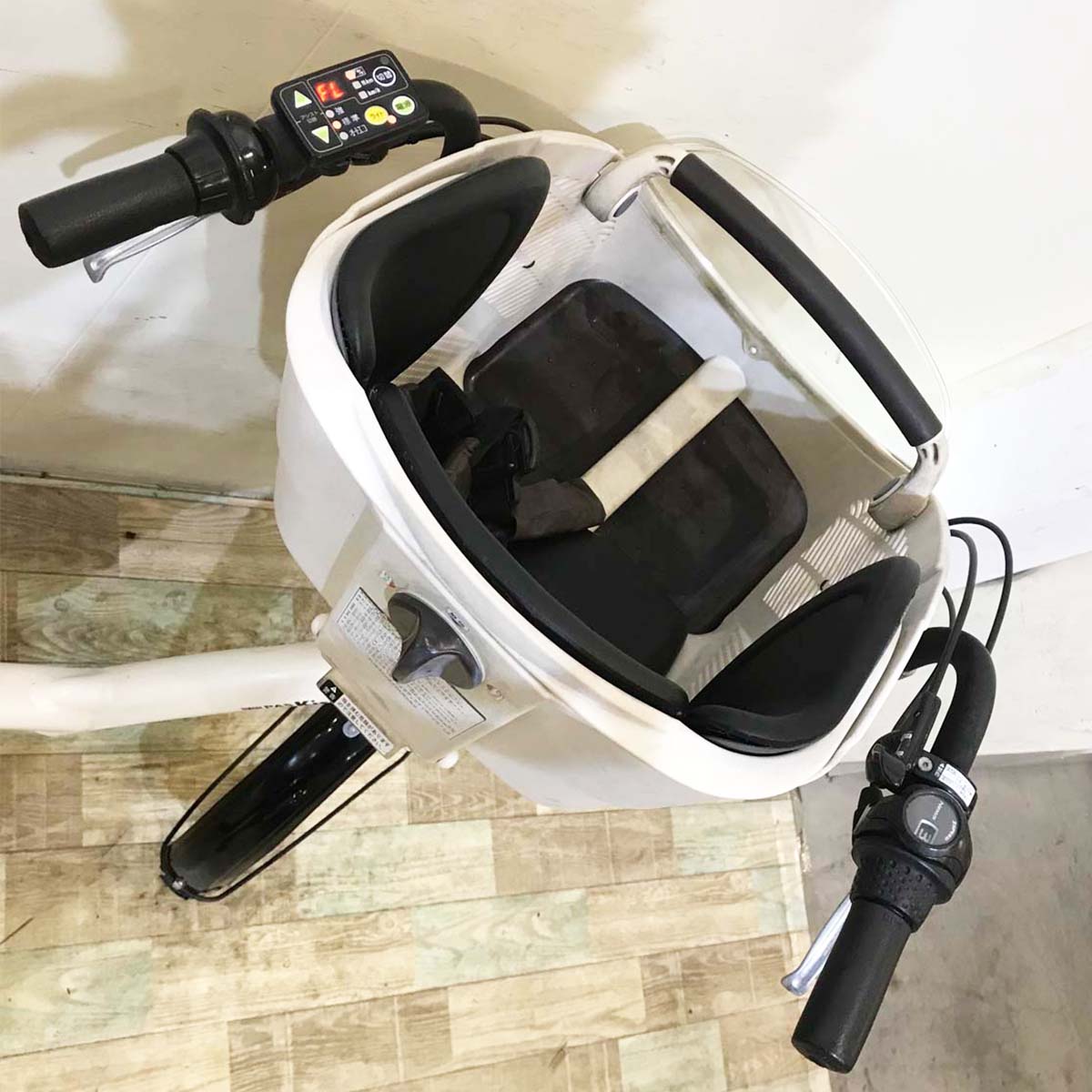 中古電動自転車 ヤマハ PAS Kiss mini パス キッス ミニ ホワイト 20インチ KB012