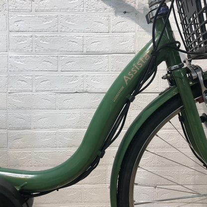 ブリヂストン アシスタ ファイン グリーン 26インチ YC029 【中古車】