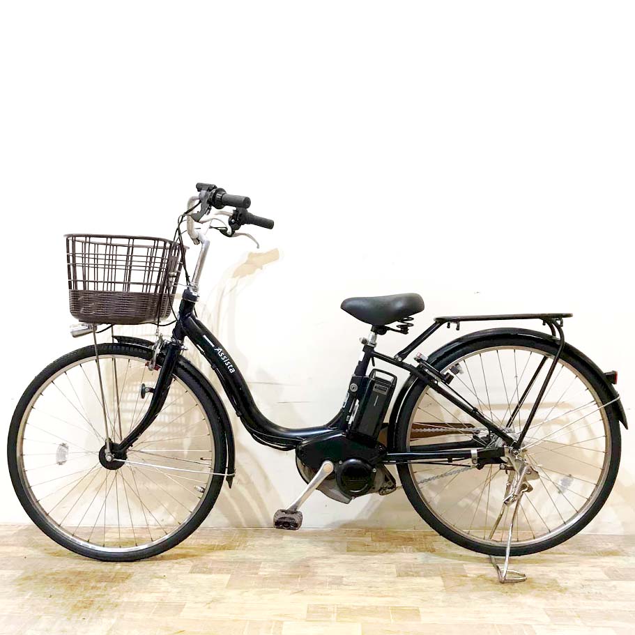 中古電動自転車 ブリヂストン アシスタDX ブラック 26インチ KG024