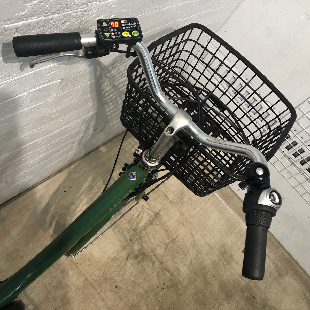 中古電動自転車 ブリヂストン アシスタ ファイン グリーン 26インチ YC029