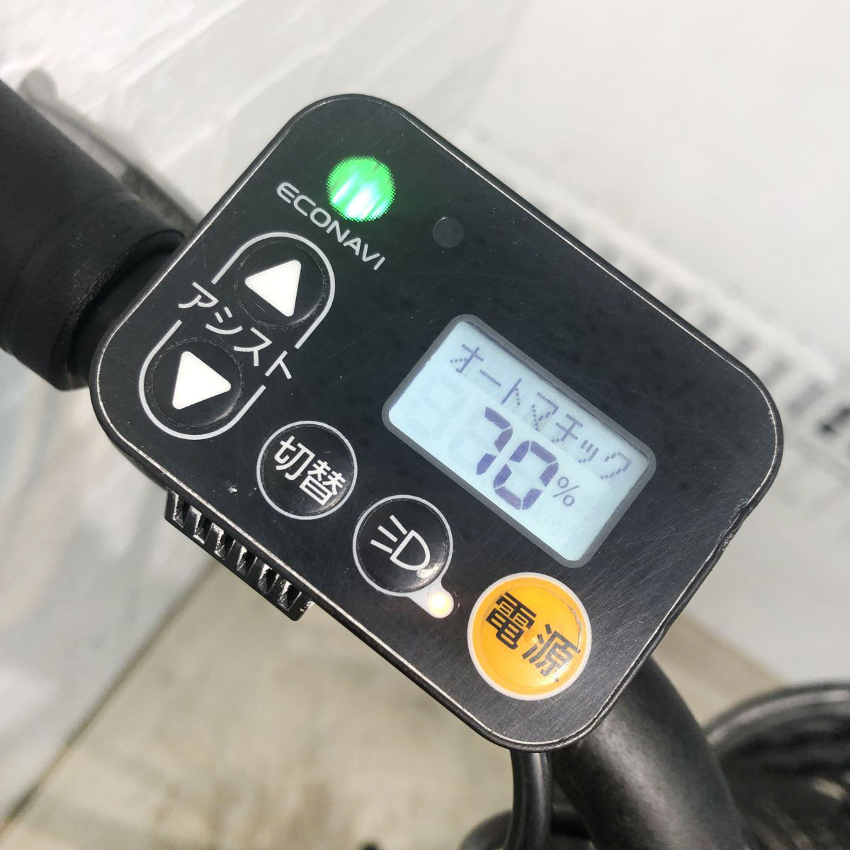 中古電動自転車 パナソニック ビビSXシティ ホワイト 26インチ YH046